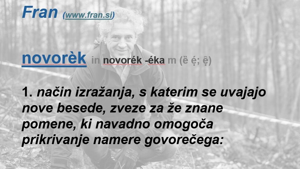 Državljanski priročnik za razumevanje aktualnega političnega novoreka