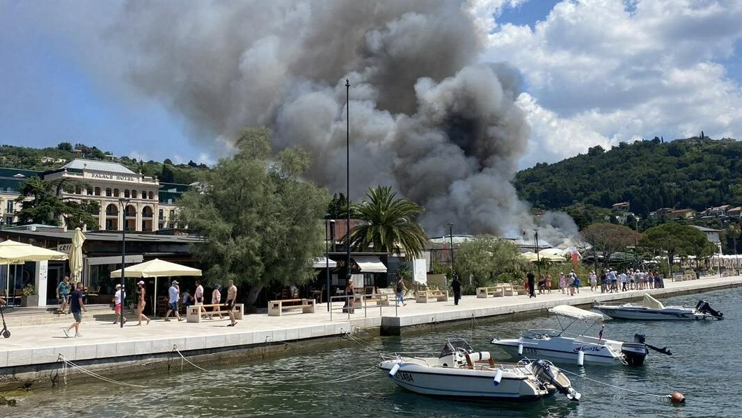 Portorož požar