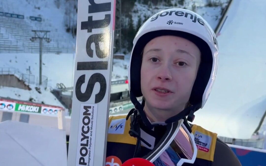 “Med skokom pozabiš na globus, nanj sem se spomnila v izteku po rezultatu, ko je bilo veselje skupaj z ekipo.”