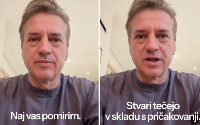 “Naj vas pomirim. Stvari tečejo v skladu s pričakovanji.”